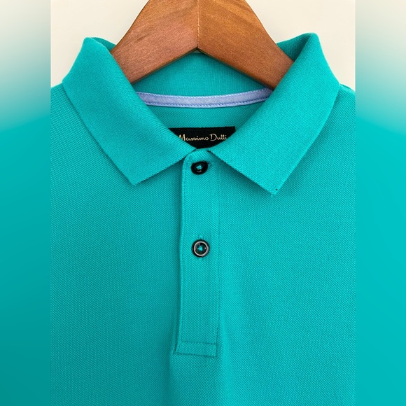 🔥👕 Massimo Dutti Shirt-sleeve polo shirt - Picture 1 of 6